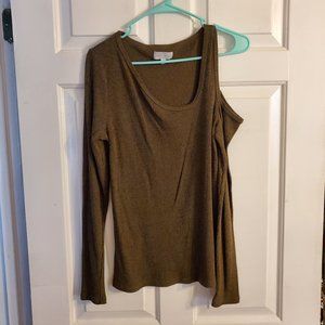NWOT: Lucky Brand Cold Shoulder Top